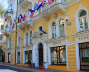 Main entrance to the Hotel Westend HotelWestend_Eingang