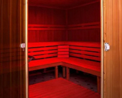 Infrared sauna in the wellness area of the Hotel Westend HotelWestend_Sauna